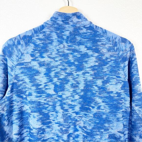 Lululemon Men's Surge Warm 1/2 Zip Fleece Pullover Sweater in Blue Data Rush M - Picture 11 of 13